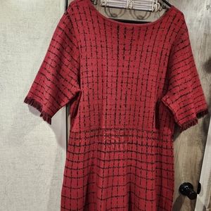 2X Taylor Phillis Fringe Hem Knit Dress